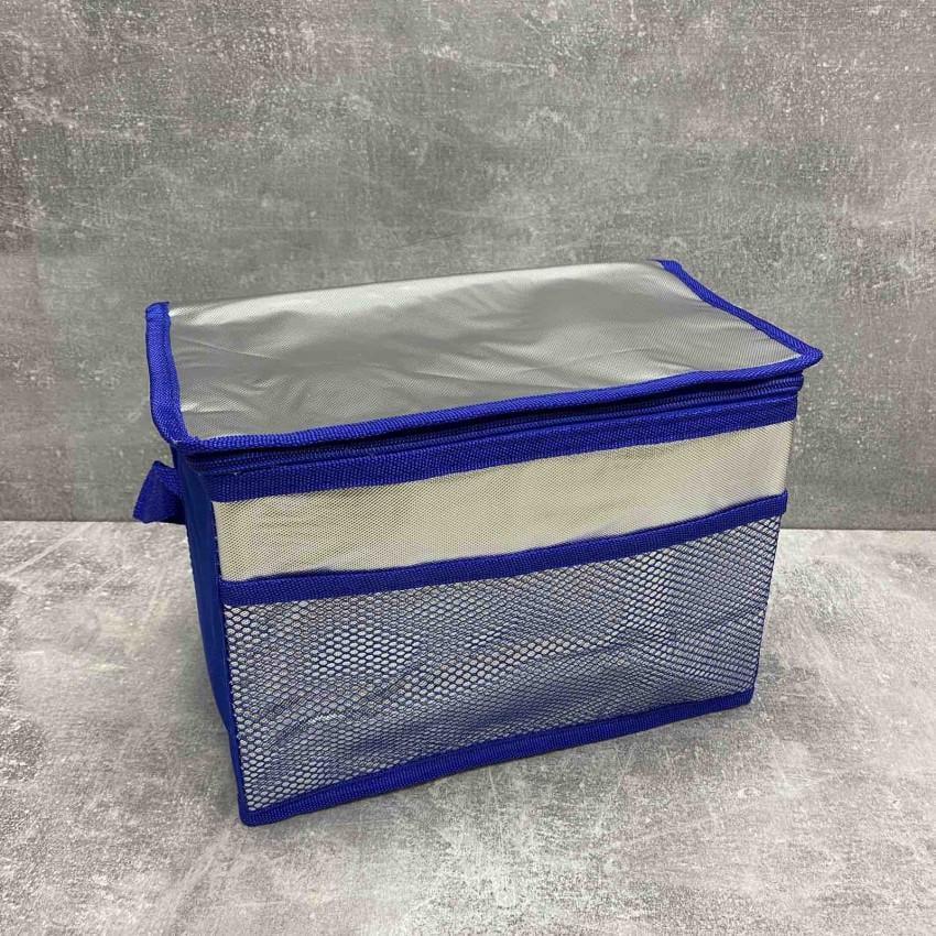 Термосумка Stenson R28796 Easy Gifts 28x16x20 см Серебристо-синий (1882876330)