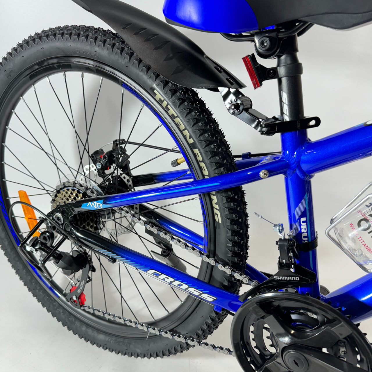 Велосипед Cross URUS 2024 24" алюминиевая рама-11" Синий - фото 5 Велосипед Cross URUS 2024 24" алюминиевая рама-11" Синий - фото 5