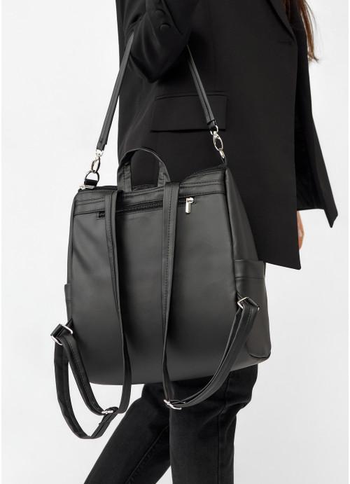 Рюкзак-сумка жіночий Sambag Чорний (6350311534)