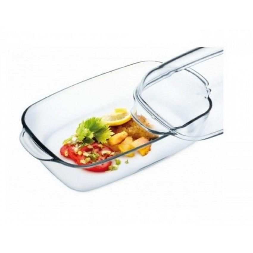 Гусятниця скляна Simax Color 7356-7366 SIM 3,2 л прямокутна з кришкою 36,5х20,8х13,5 см (1200241080) - фото 7