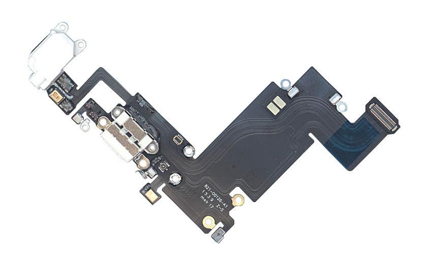 Шлейф роз'єму живлення з аудіороз'ємом для Apple iPhone 6S Plus Білий