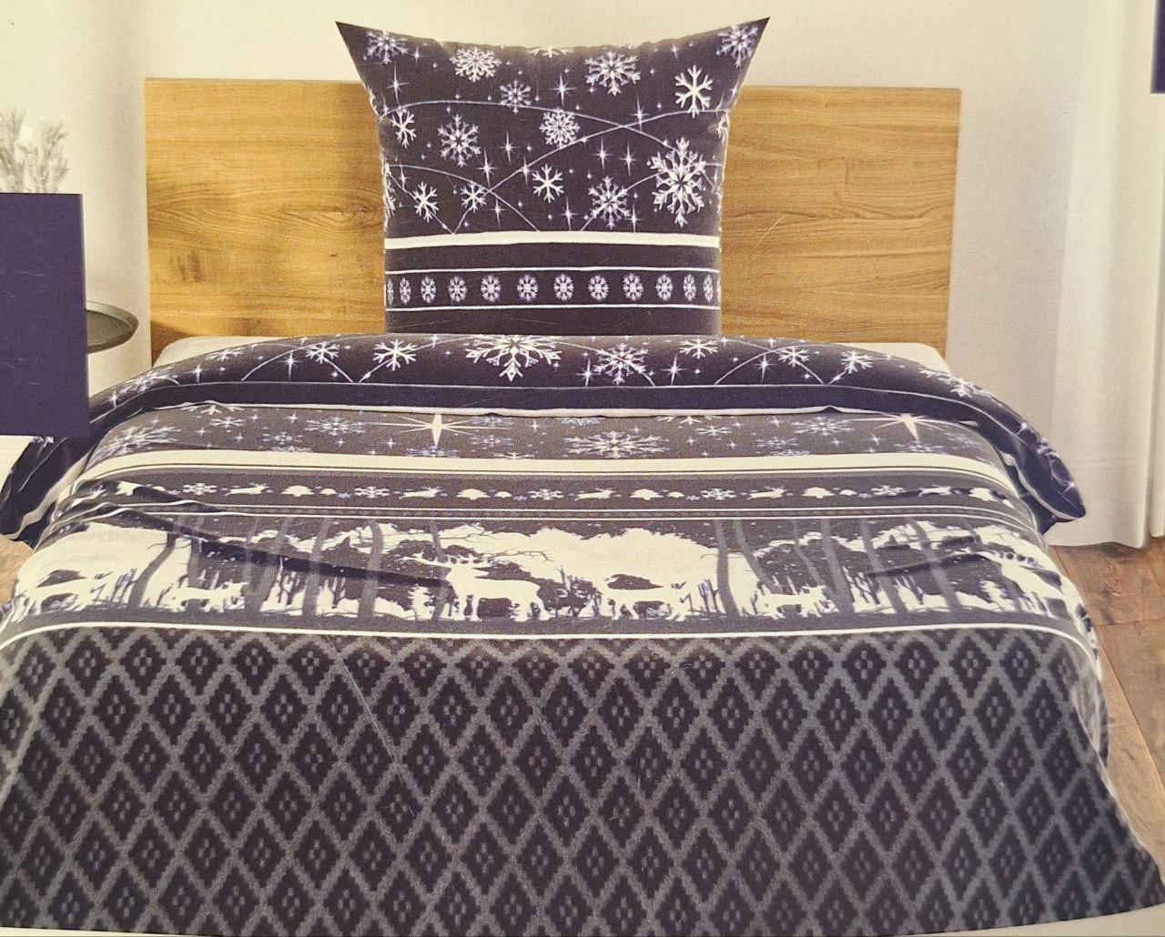 Пододеяло Livarno Home из флиса 135х200 см и наволочка 80х80 см (1329)