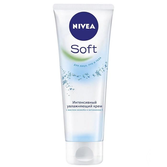 Крем Nivea Soft Интенсивный увлажняющий для тела лица и рук 75 мл (1645524491)