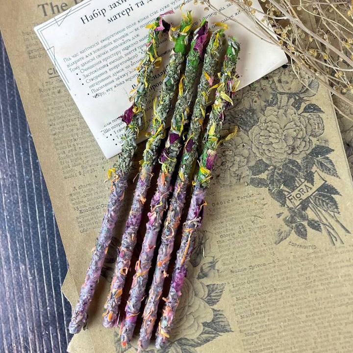 Набір захисних свічок для матері та дитини (1597)