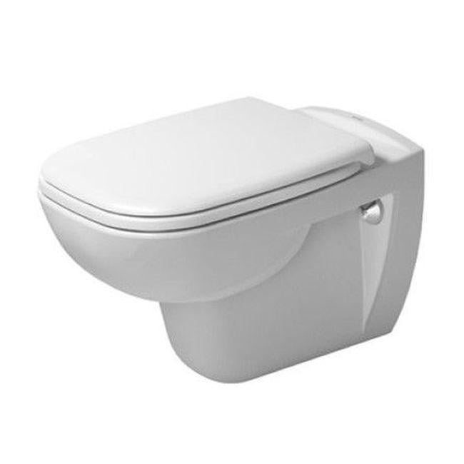 Унітаз підвісний Duravit D-Code Rimless з кришкою 565x400х450 мм Білий (LM-45700900A1)