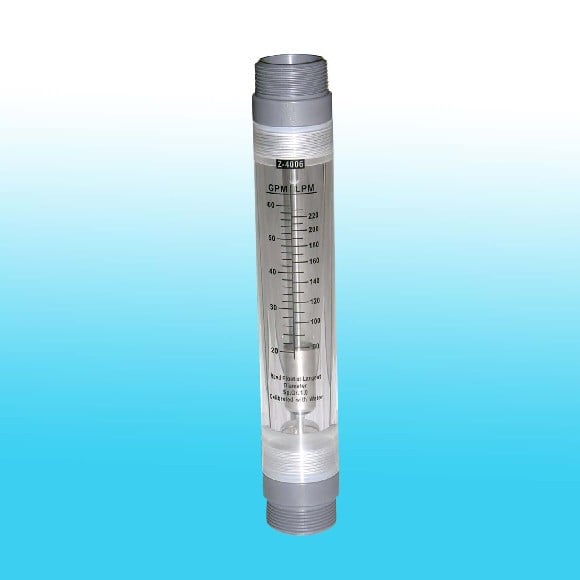 Ротаметр трубный для воды 80-220 л/мин 1,5 " Ротаметр трубный для воды 80-220 л/мин 1,5 "