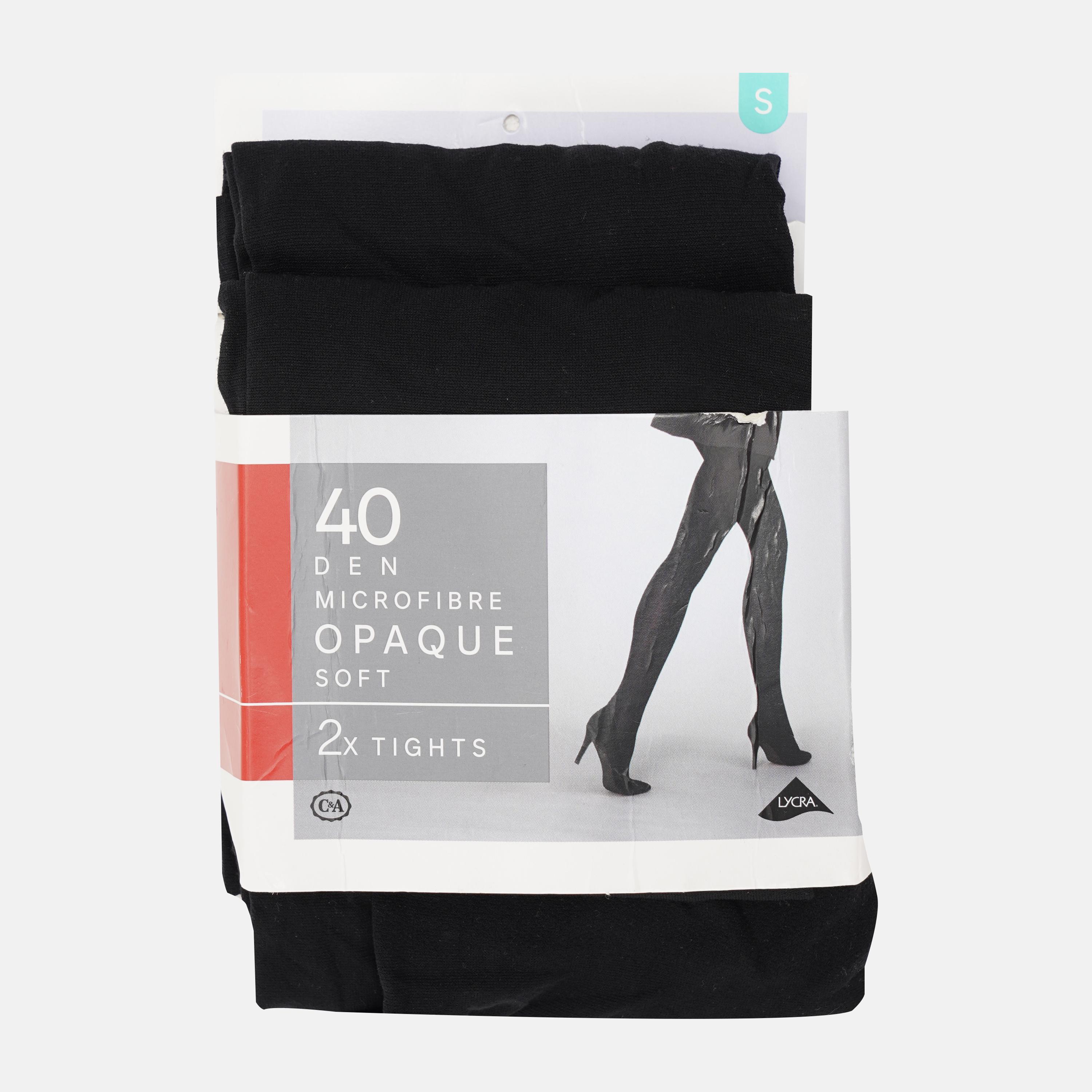 Колготки C&A 40 Den XL 2 шт. Черный (2234826105550)