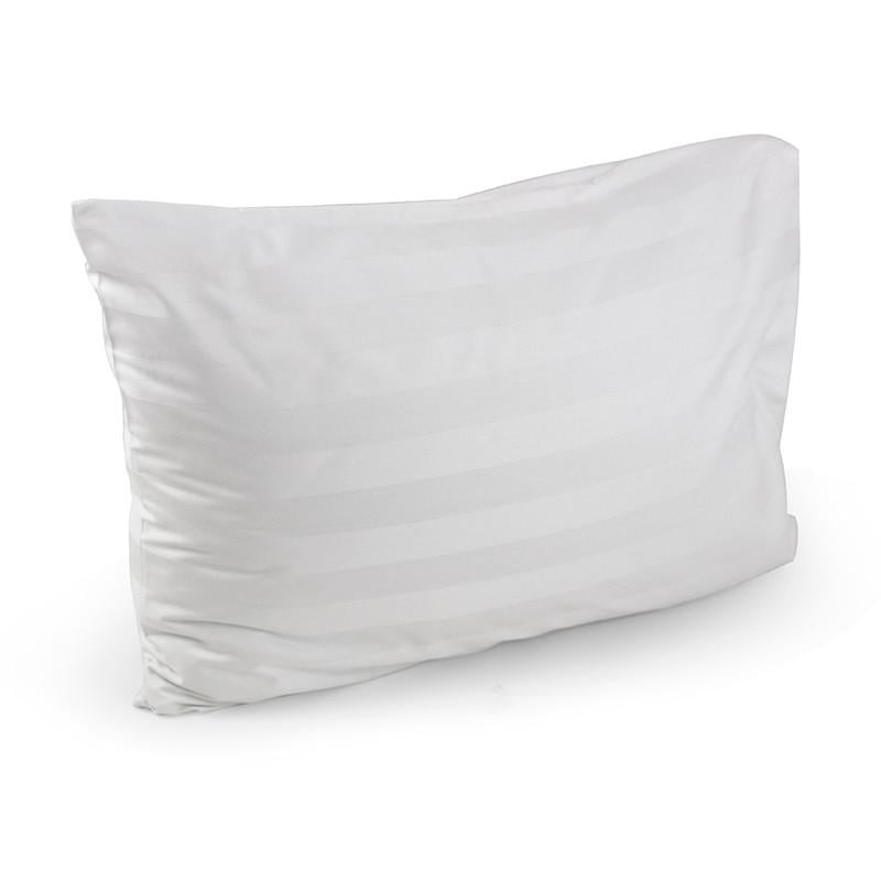 Наволочка Руно сатин-страйп 50х70 см Білий 1 шт. (22570)