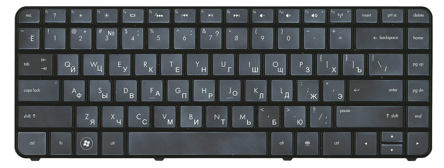 Клавиатура для ноутбука HP Pavilion DM4-3000 Black Frame Black