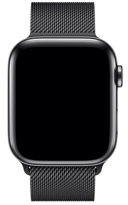 Металевий ремінець Apple Milanes Loop for Apple Watch 38/40/41 mm, Black (HC) - фото 2