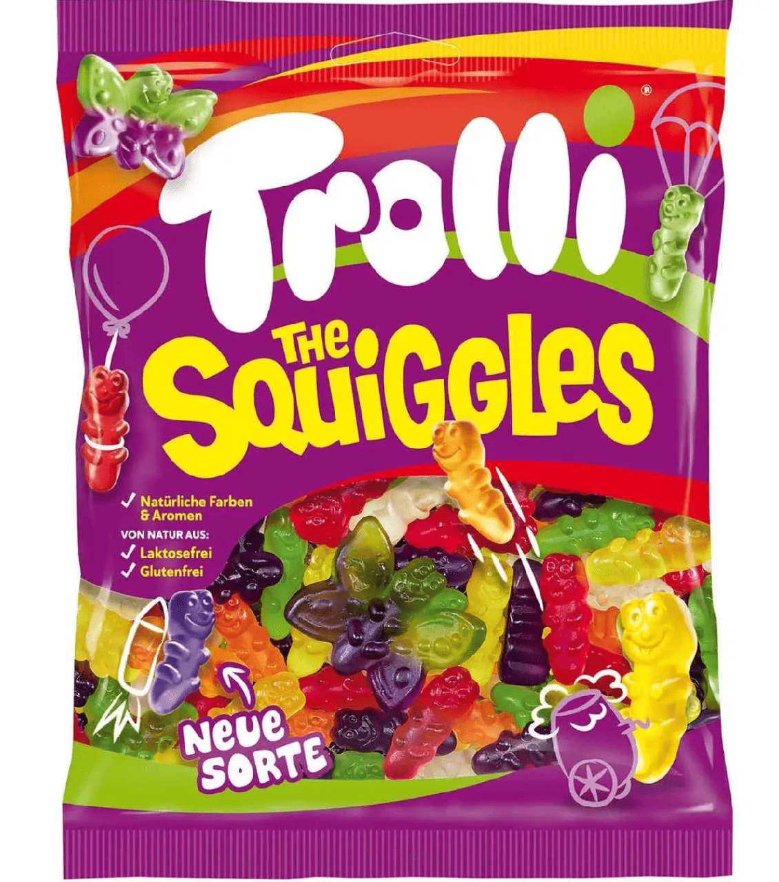Конфеты желейные Trolli The Squiggles 150 г (3158204250)