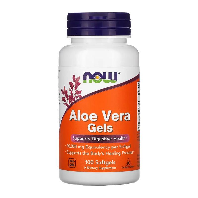 Экстракт Алоэ Вера NOW Aloe Vera Gels 100 капс. (06358-01) Экстракт Алоэ Вера NOW Aloe Vera Gels 100 капс. (06358-01)