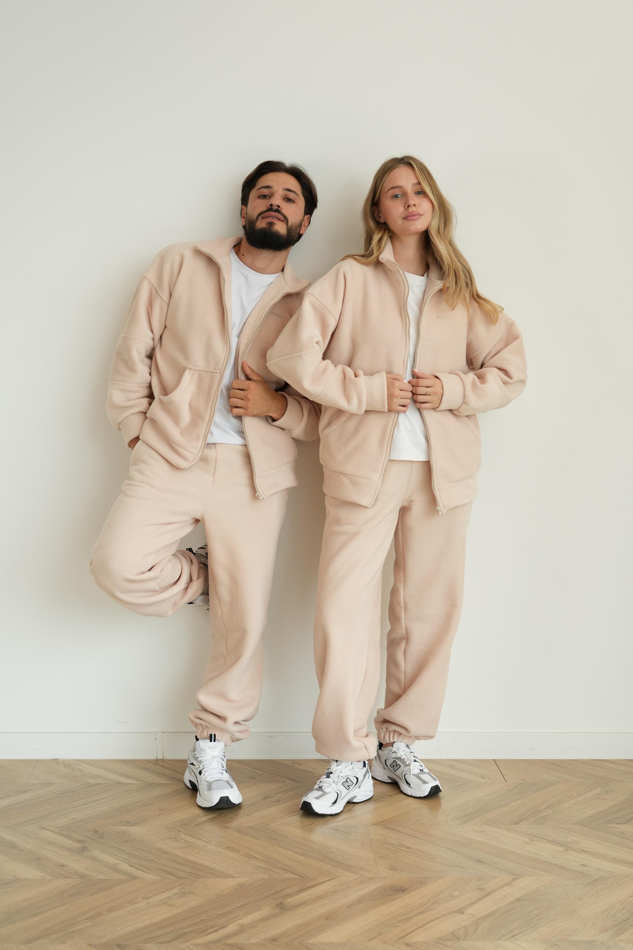 Костюм мужской флисовый CASUAL 3XL Бежевый (10302XXXLm) - фото 5