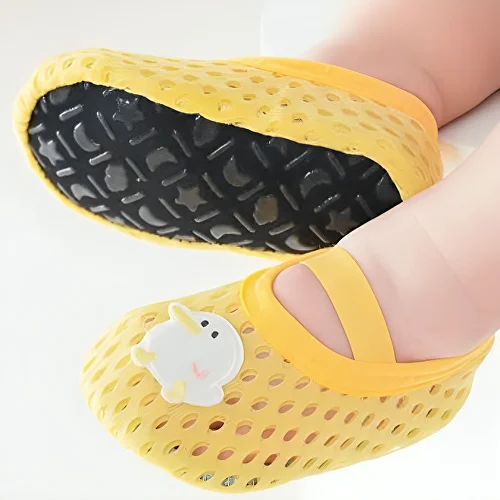 Тапочки для малышей на стопу 11,5 см 2 пары Желтый/Голубой (C00861) - фото 2 Тапочки для малышей на стопу 11,5 см 2 пары Желтый/Голубой (C00861) - фото 2