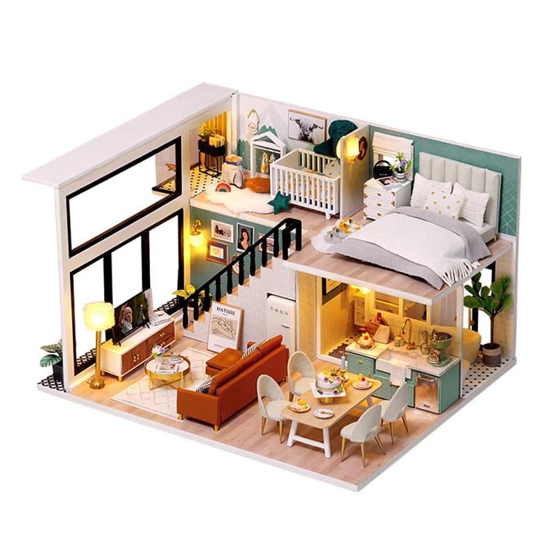 Кукольный дом конструктор DIY Cute Room L-031-B/C Вилла Комфортная жизнь