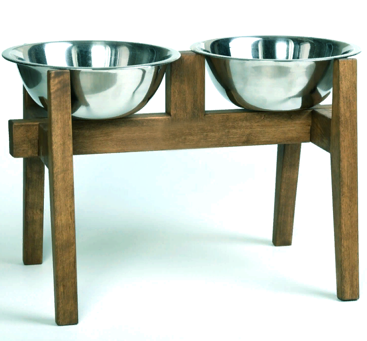 Подставка под миски для собак из дерева Лучено Мускат (ПСО-001307)