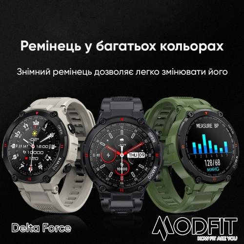 Смарт-годинник Modfit Delta Force All Black - фото 24