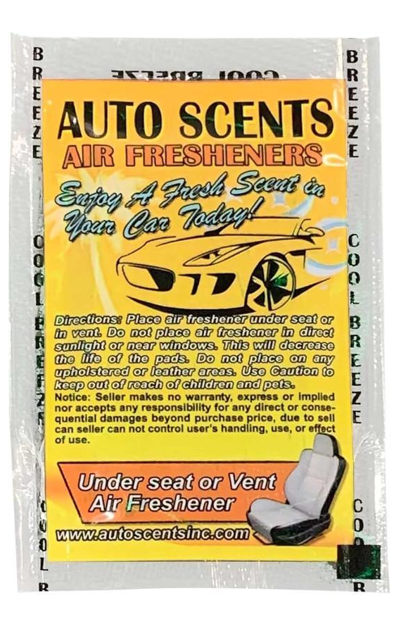 Ароматизатор автомобильный в подушечке AUTO SCENTS Eclipse