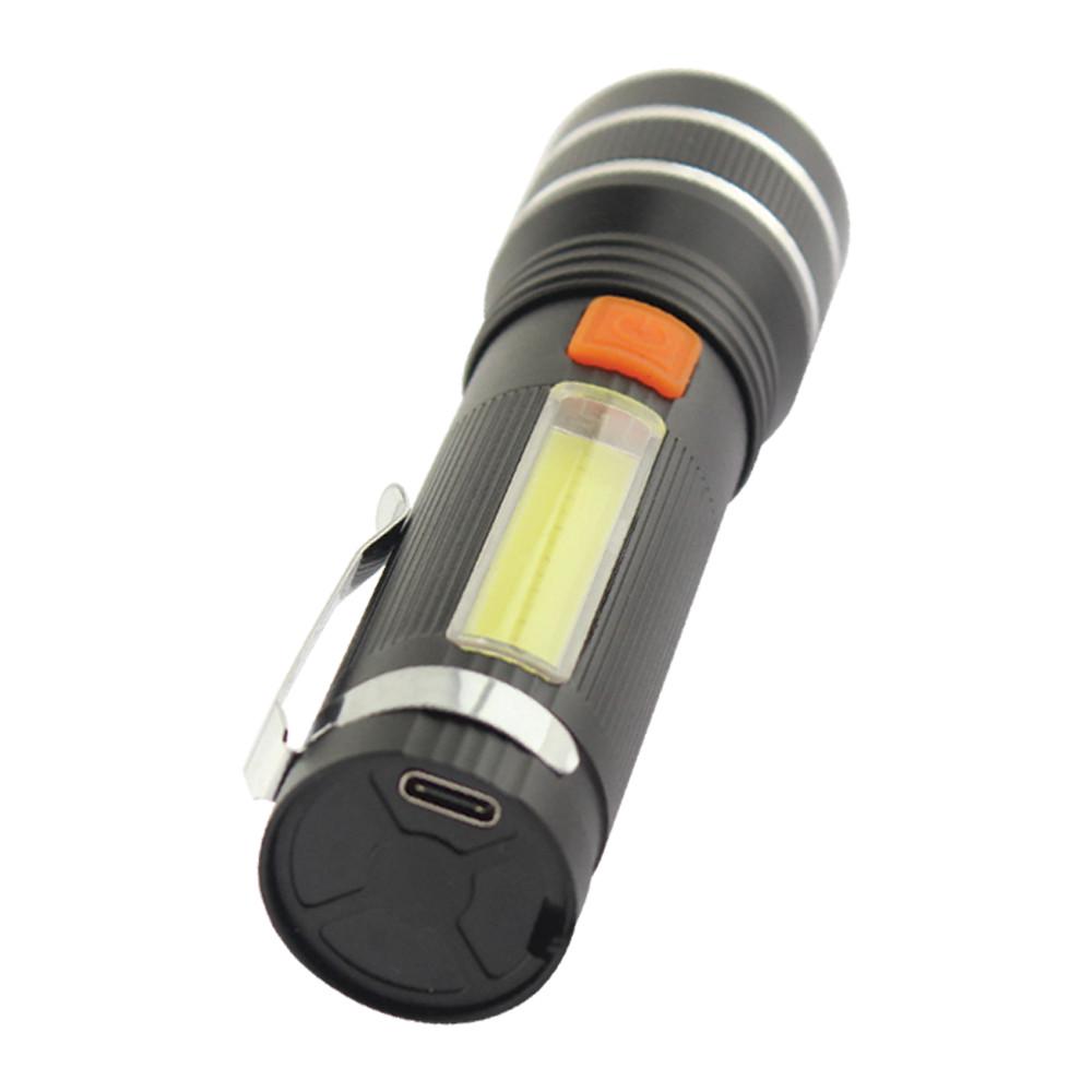 Ліхтар ручний Quantum QM-FL1032 Helper 10w LED zoom COB з USB (12431055) - фото 2