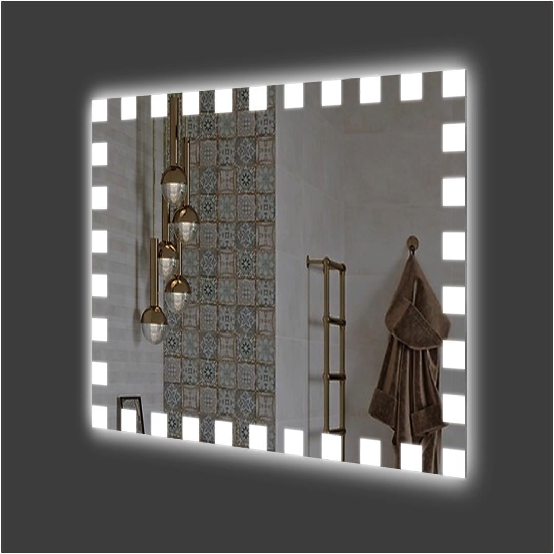 Зеркало Seria A Экватор ML-62 60x80 с LED-подсветкой квадраты