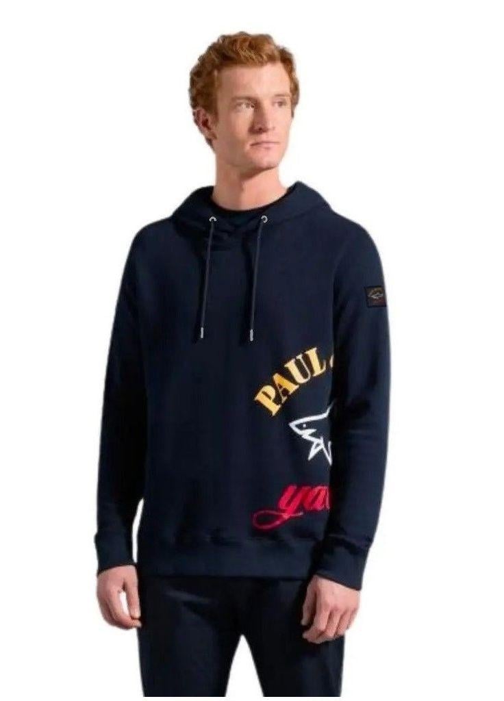 Худи мужское Paul&Shark PS-7528 L Dark Navy (29059387) - фото 2