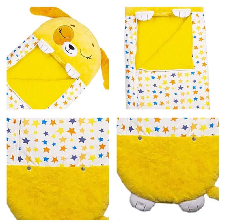 Спальный мешок-игрушка Sleeping Bag Happy Nappers Dog 3в1 на молнии 130 см (22138559) - фото 3