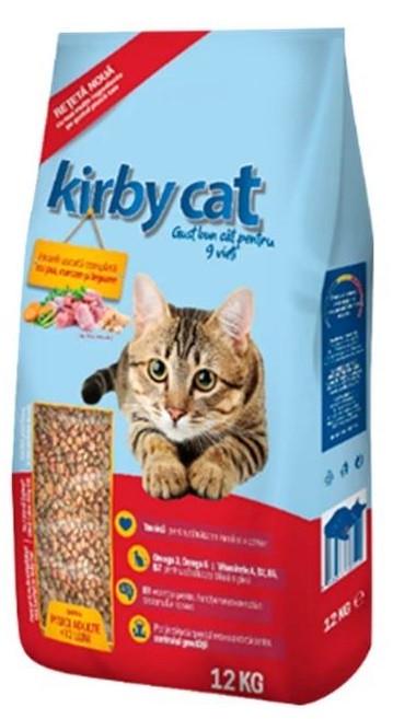 Корм сухой для котов Kirby Cat с курицей/индейкой и овощами 12 кг (1789933024)