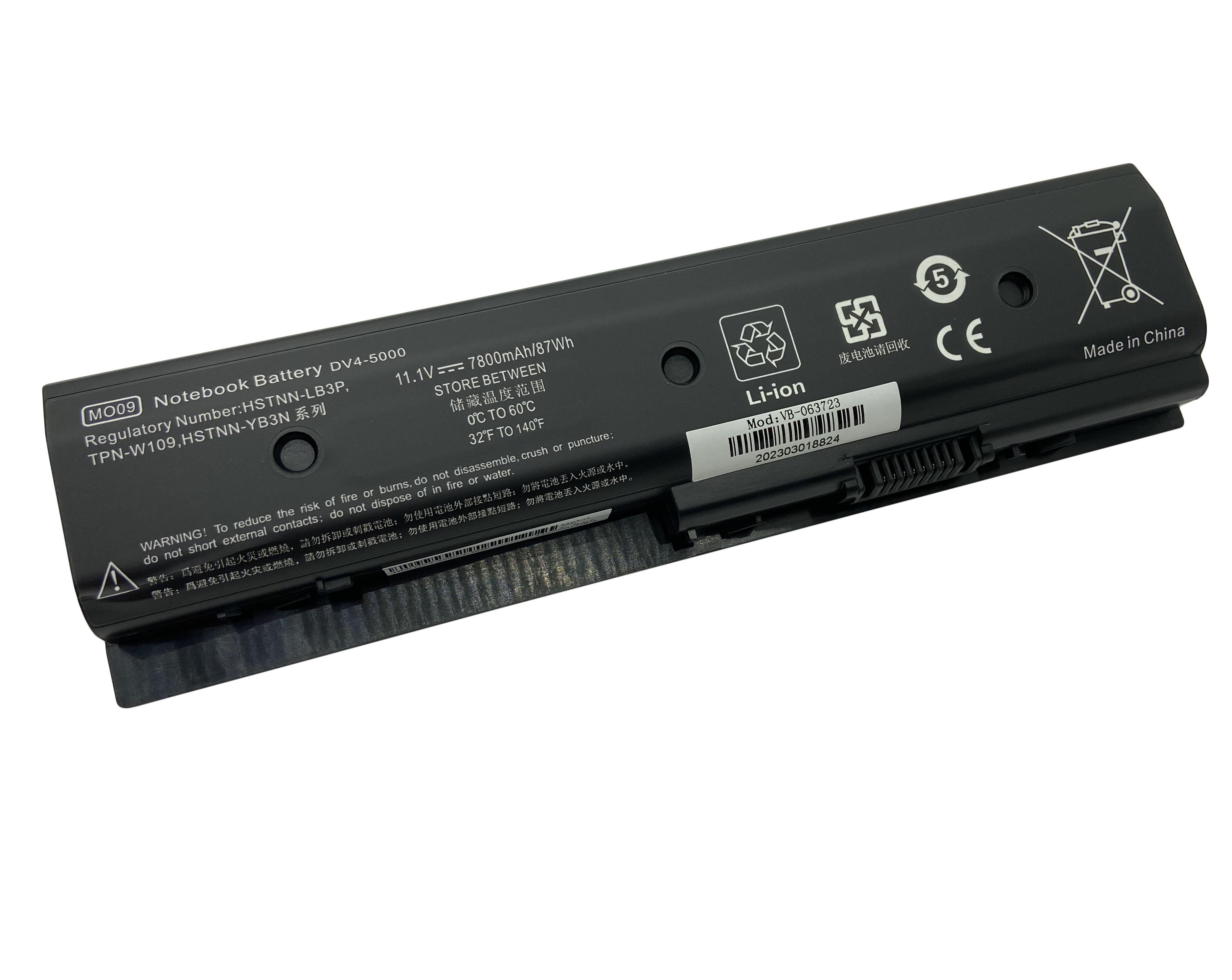 Аккумуляторная батарея для ноутбука HP HSTNN-LB3N 11,1 V 7800 mAh черный