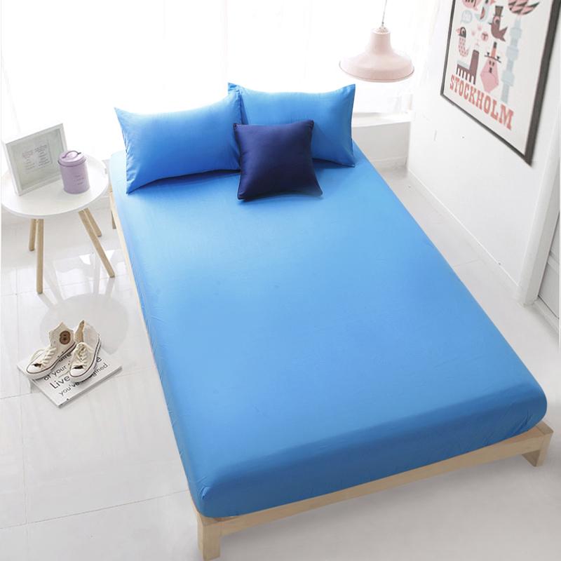 Простынь на резинке Hobby Poplin Gold 120х200+30 см Синий Простынь на резинке Hobby Poplin Gold 120х200+30 см Синий