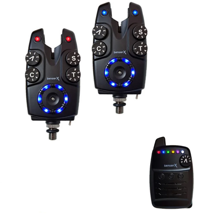 Набор сигнализаторов поклевки World4Carp Sensor X 2+1 (WC360-2)