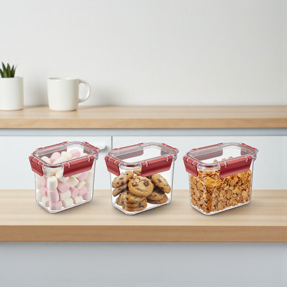 Набор хранения продуктов 760 мл 3 шт. Прозрачный (29862914) - фото 8 Набор хранения продуктов 760 мл 3 шт. Прозрачный (29862914) - фото 8