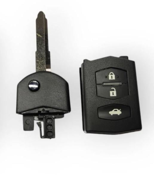 Корпус ключа Mazda на 3 кнопки (2407148187)