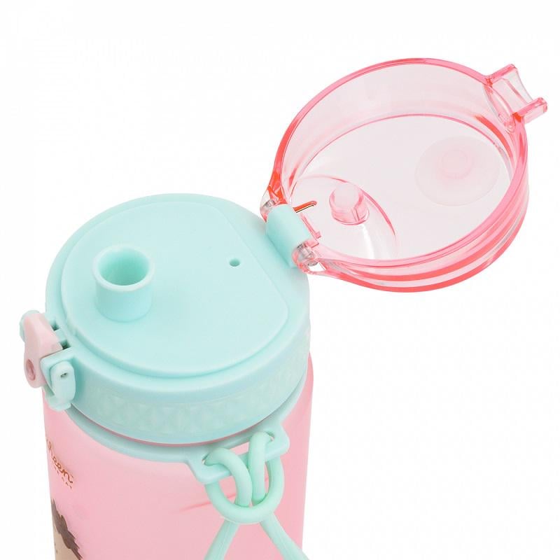 Бутылочка для воды Pusheen 708321 софт-тач эффект 500 мл Розовый (708321) - фото 5