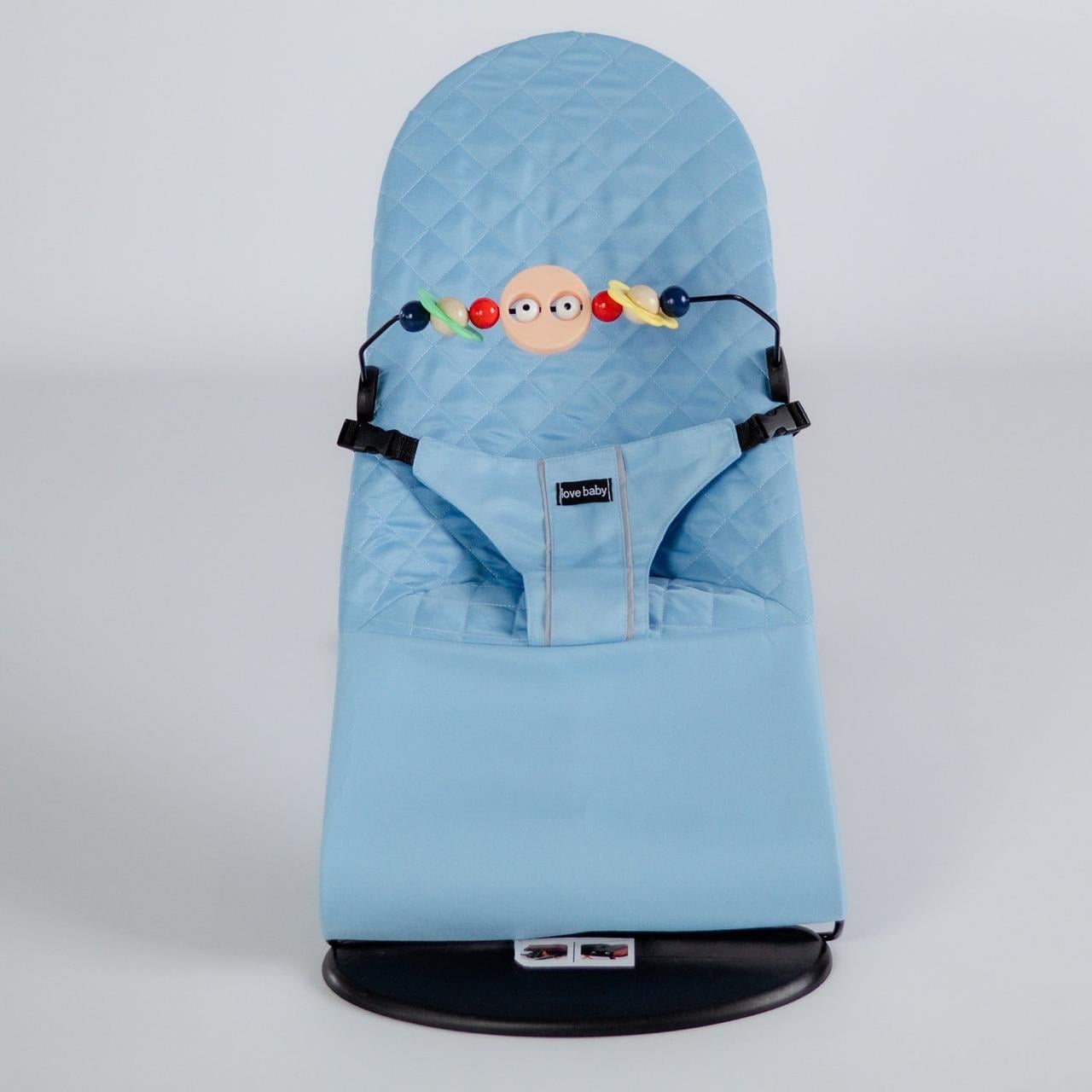 Детский шезлонг Love Baby Голубой (29473336)