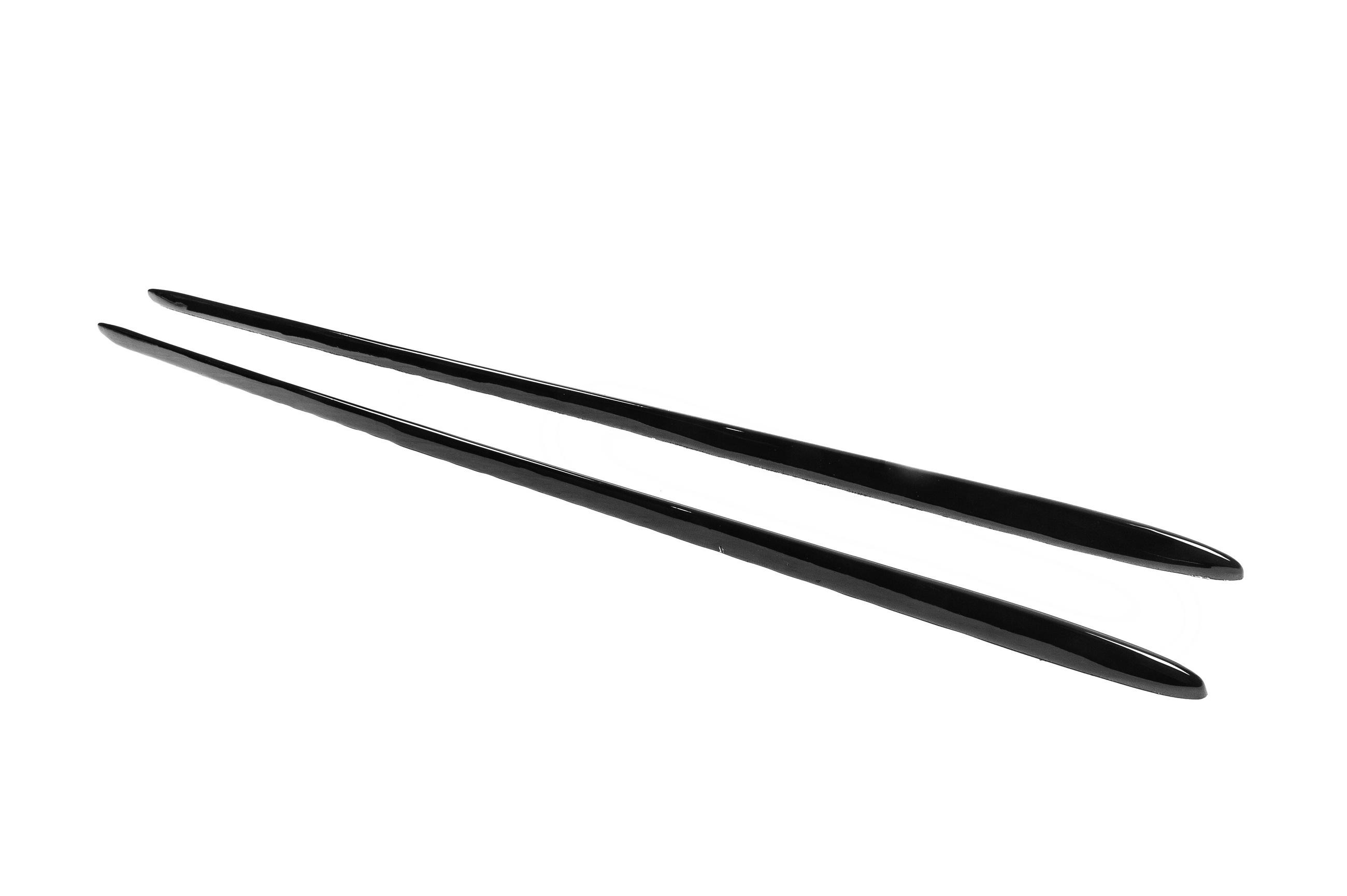Боковые пороги DPT для Audi A5 2007-2015 гг. abs-пластик Черный глянец (130668)