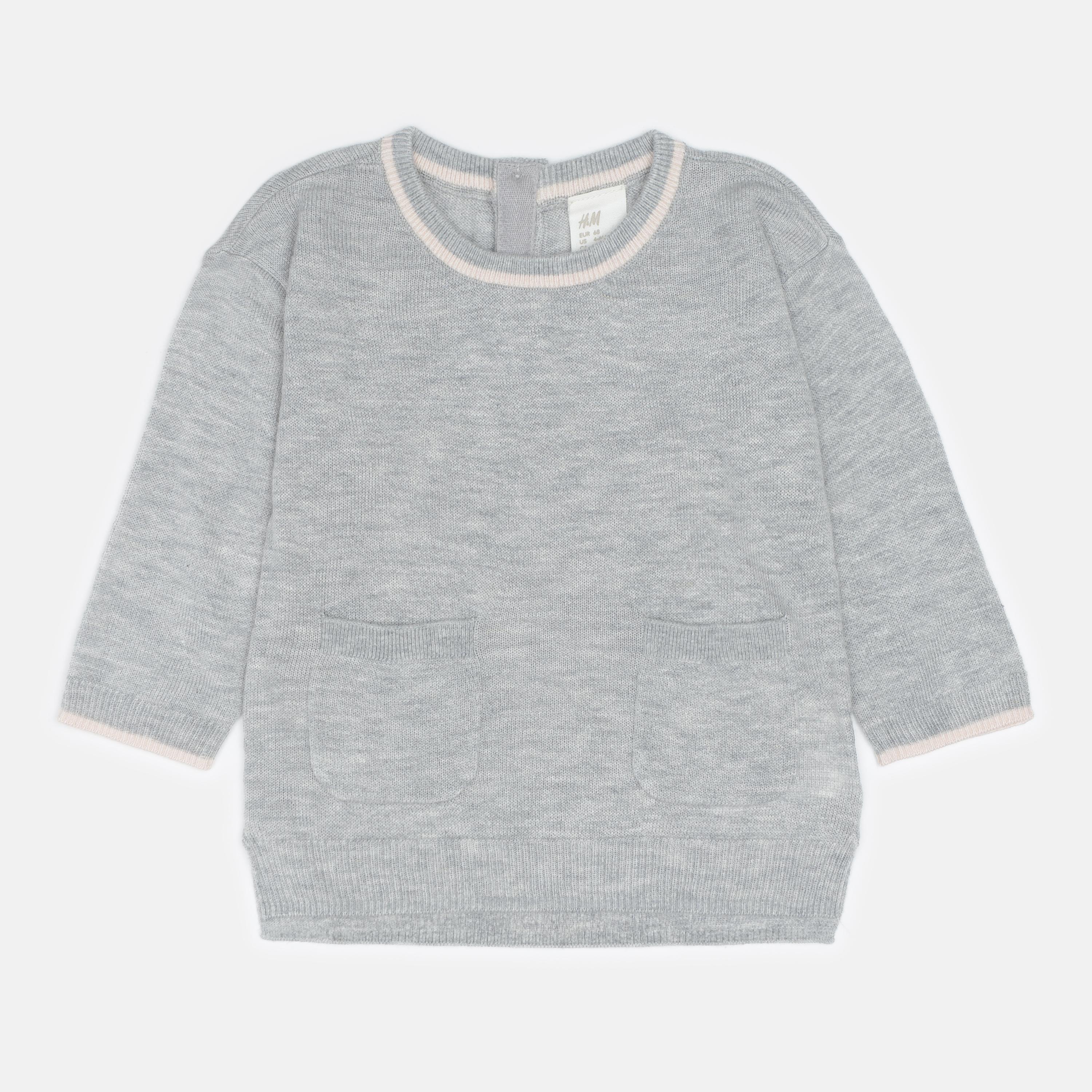 Джемпер H&M р. 68 см Сірий (9Z6297198)