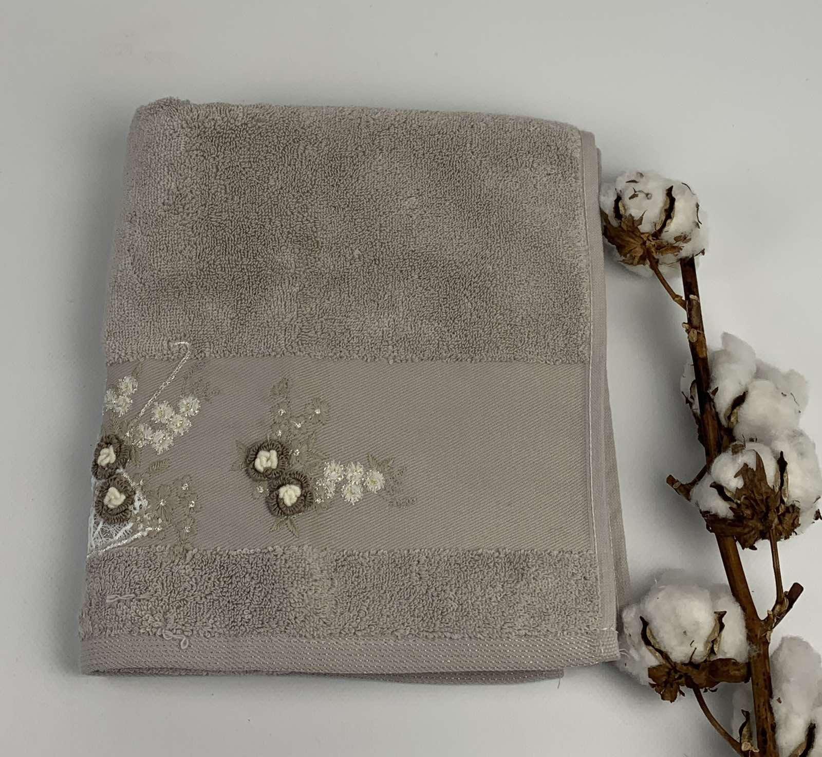 Рушник Pupilla Elanur Model-2 50x90 см Бежевий (CN31463)