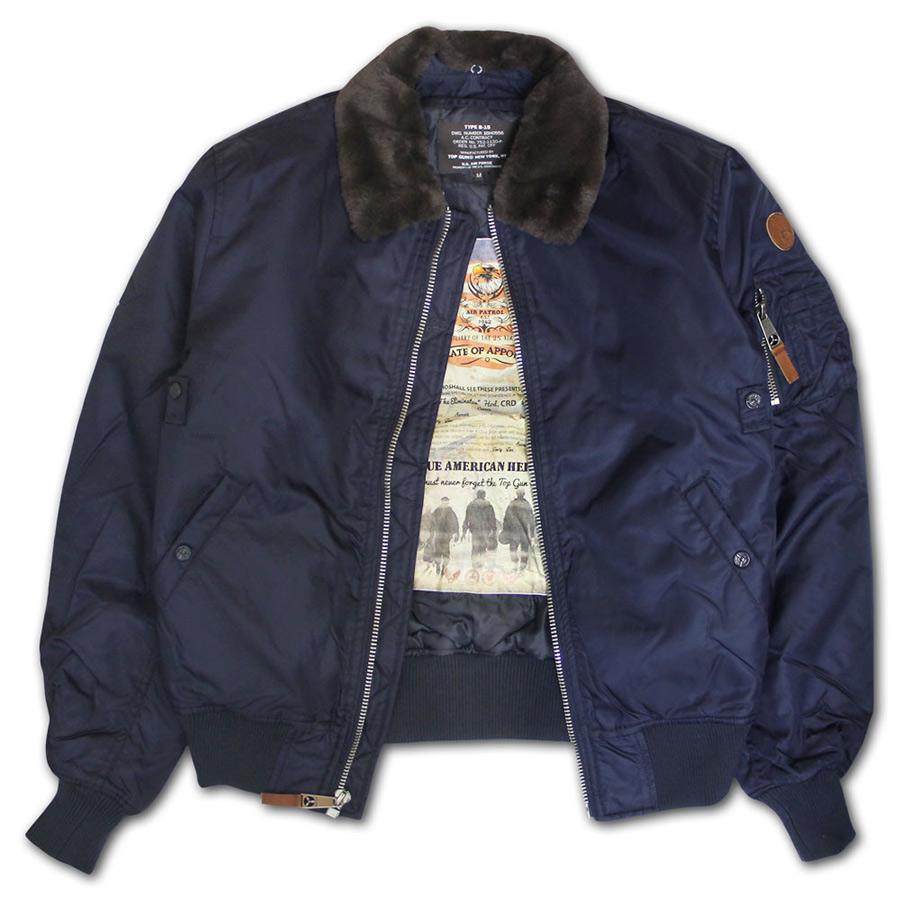 Бомбер Top Gun B-15 Flight Bomber Jacket 3XL Navy (TGJ1542N3XL)