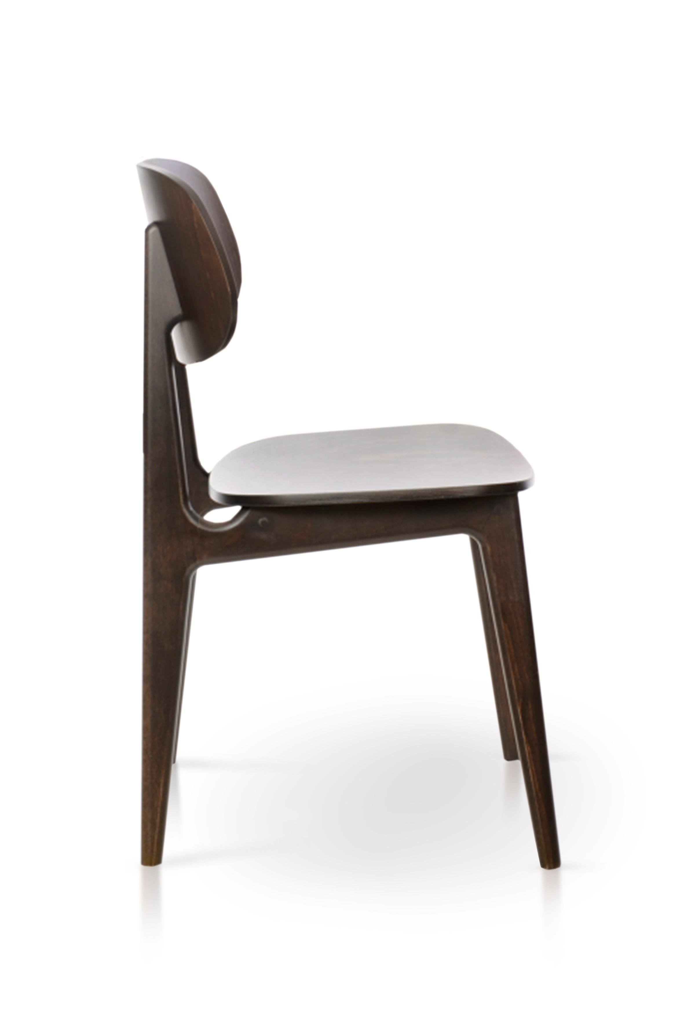 Стілець для кухні та вітальні Колібрі Лула 450х840х530 мм Темний горіх (GAА0055534) - фото 2 Стілець для кухні та вітальні Колібрі Лула 450х840х530 мм Темний горіх (GAА0055534) - фото 2