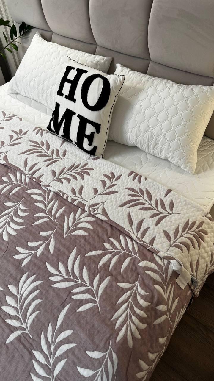 Покривало бавовняне 200х230 см Рожевий (Д-muslin25-007-03) - фото 2 Покривало бавовняне 200х230 см Рожевий (Д-muslin25-007-03) - фото 2