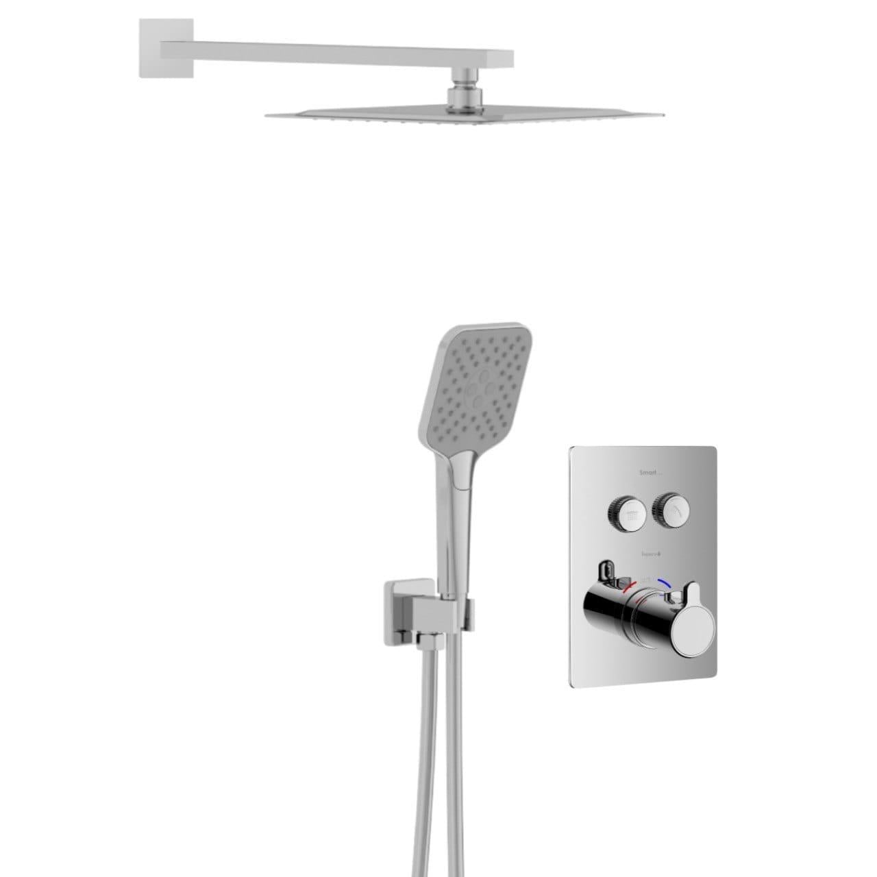 Душова система Imprese з термостатом латунь Хром (SET20260205)