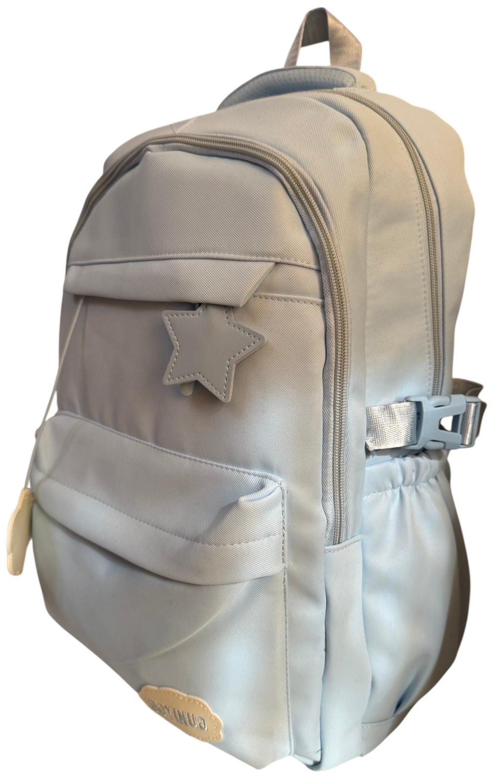 Рюкзак шкільний з трьома відділеннями Блакитний (5108BL) - фото 3 Рюкзак шкільний з трьома відділеннями Блакитний (5108BL) - фото 3