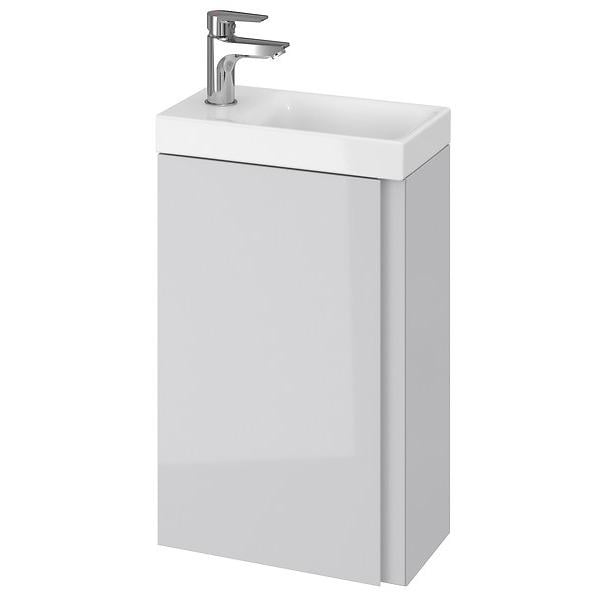 Тумба с умывальником подвесная Cersanit Moduo Set B09 SZFZ1003846661 40x66x22 см Серый (110685)