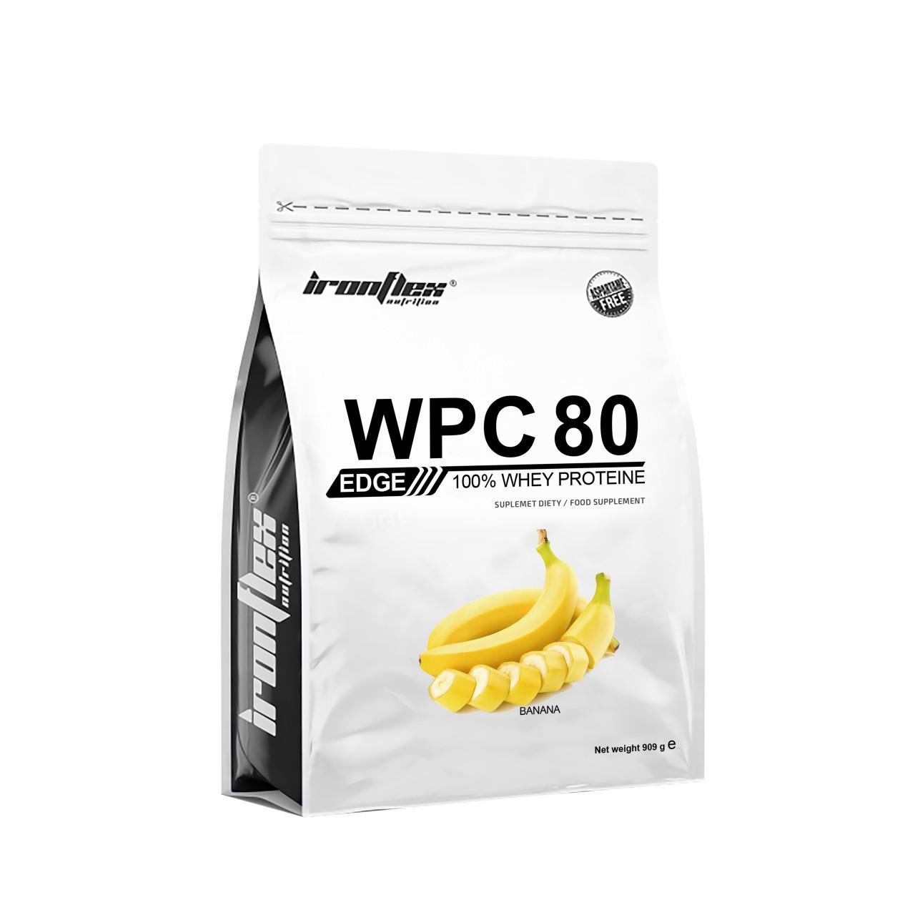 Протеїн IronFlex WPC80 EDGE Banana 909 g