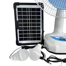 Вентилятор портативный SONALAS SL662 с солнечной панелью/автоповоротом/2 скорости/USB/аккумулятор 9V/4500 мАч (6-18-M17200) - фото 4