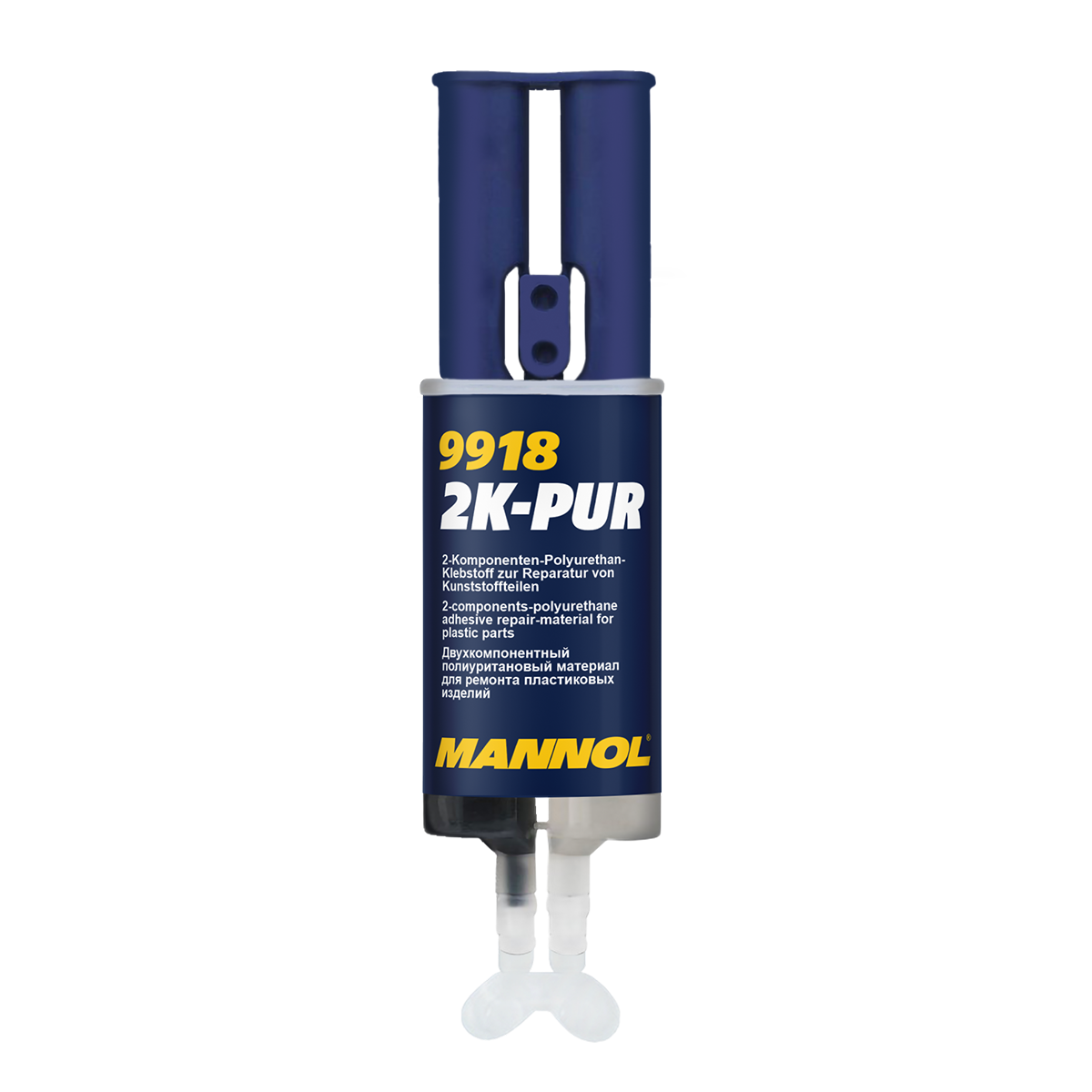 Клей двокомпонентний поліуретановий для пластику Mannol 2K-PUR 30 г (9918)