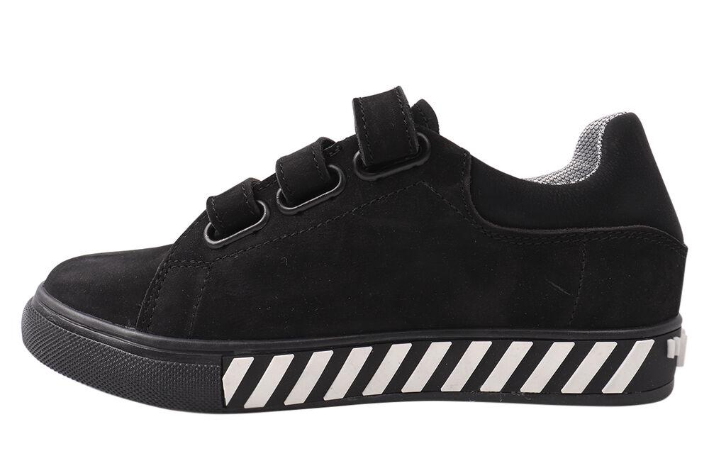 Кеди чоловічі Cros Sav зі шкіри на низькому ходу на шнурівці р. 36 Чорний (24-21DTC) - фото 2 Кеди чоловічі Cros Sav зі шкіри на низькому ходу на шнурівці р. 36 Чорний (24-21DTC) - фото 2