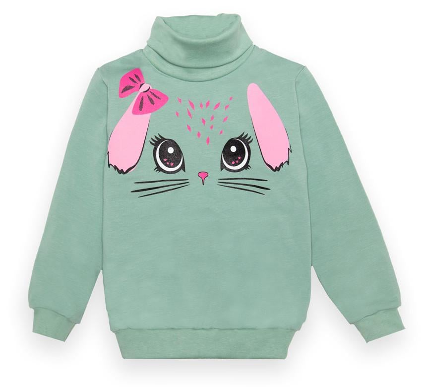 Водолазка детская хлопковая для девочки Gabbi SV-22-2-5 110 см Зеленый (13321)