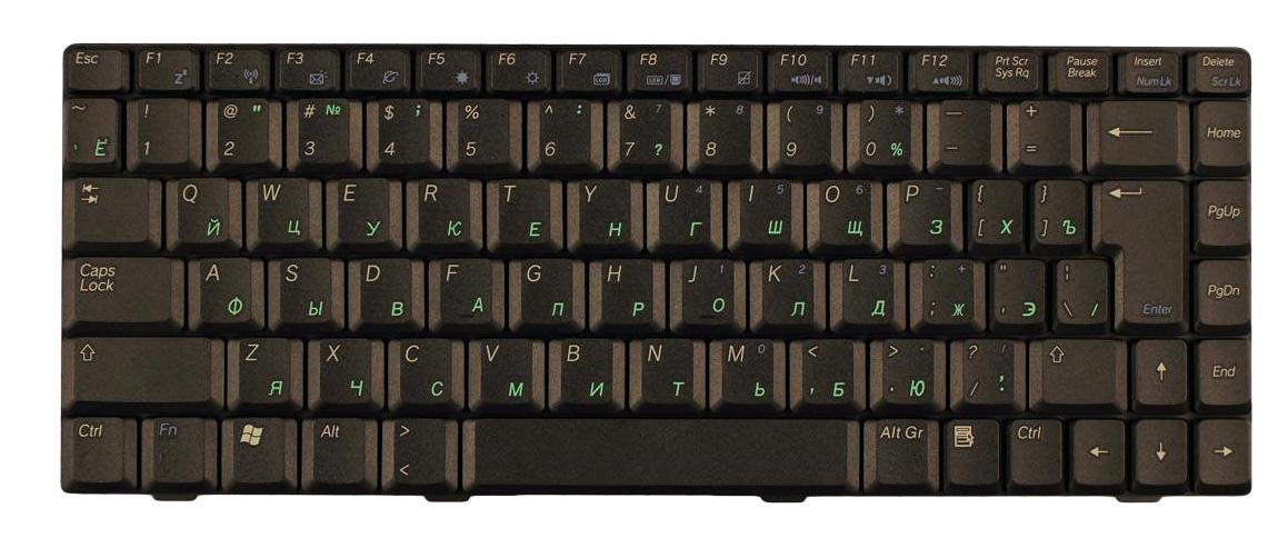 Клавиатура для ноутбука Asus R1E Black Клавиатура для ноутбука Asus R1E Black