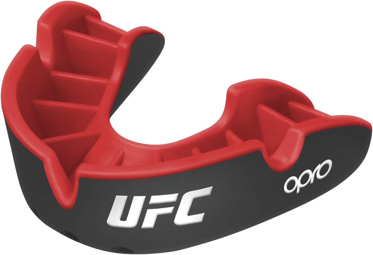 Капа OPRO Silver UFC детская до 11 лет Black/Red (ufc.102515001)